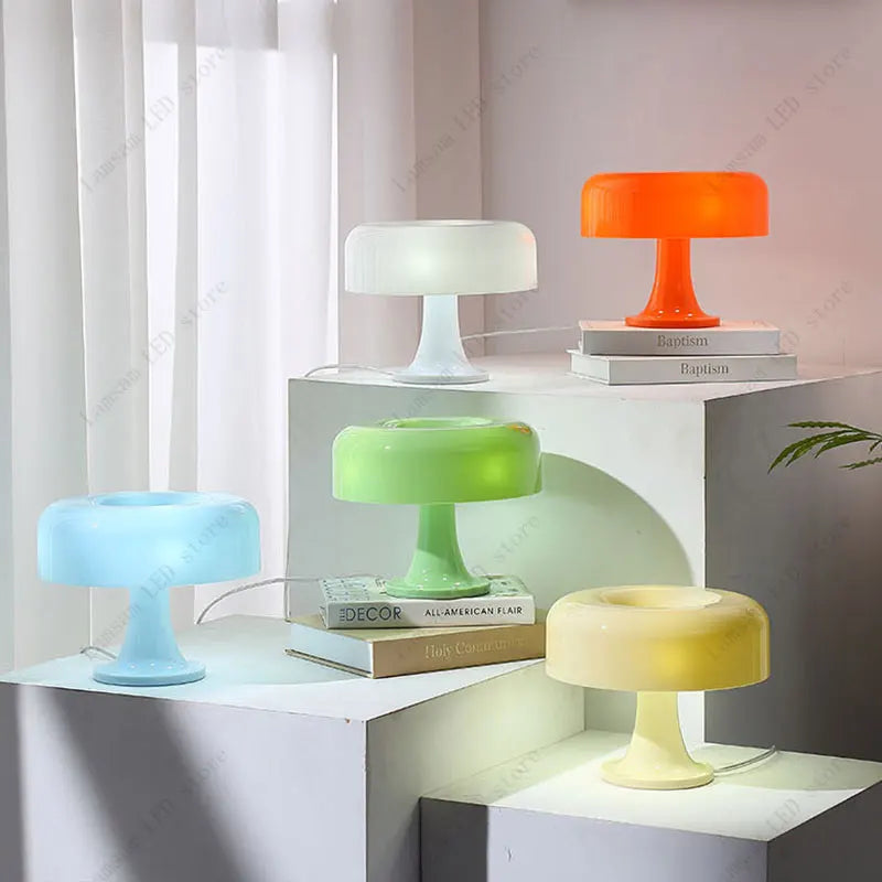 Retro Mushroom Lamp