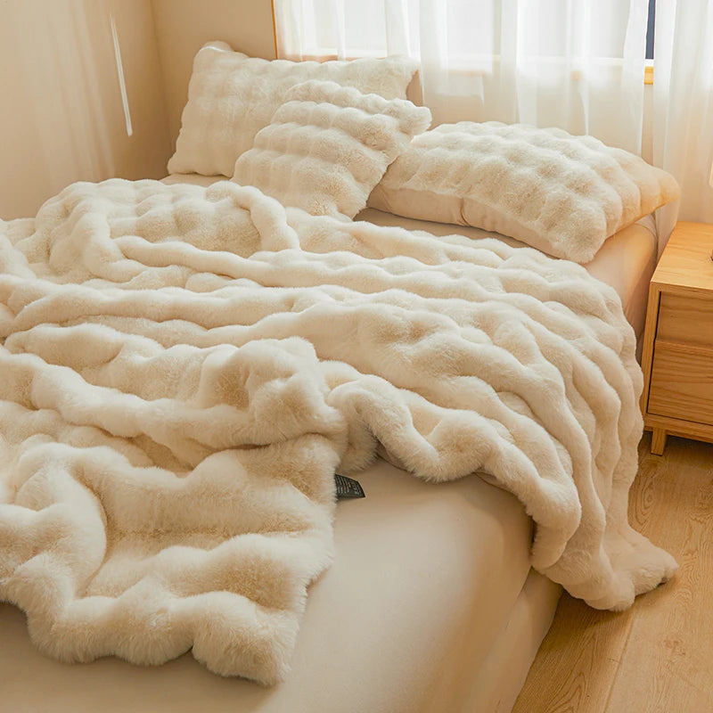 Cloud-Touch Faux Fur Blanket