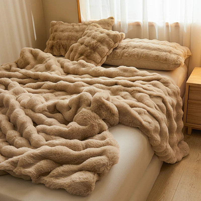 Cloud-Touch Faux Fur Blanket